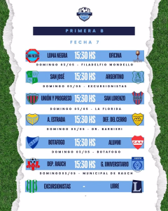 7ma FECHA. 1era B. 29-04-2026.