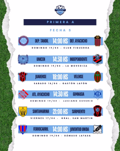 FECHA 5 - PRIMERA A