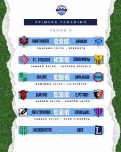 8VA FECHA - PRIMERA FEMENINO