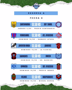 8VA. FECHA - RESERVA A -