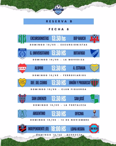 8VA. FECHA - RESERVA B