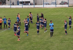 ACCIONES. GIMNASIA Y ESGRIMA - UNICEN. Menor y Juvenil al terminar un partido. 11-04-2026.