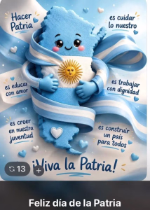 DÍA DE LA PATRIA. 25 DE MAYO. 25-05-2026.