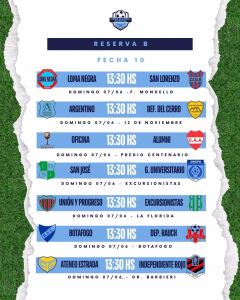 11MA FECHA. RESERVA B. 03-06-2026.