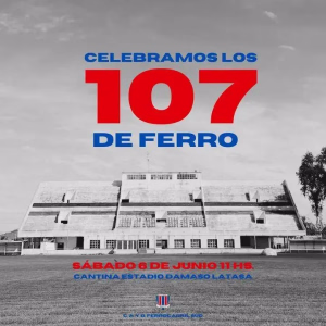 FERROCARRIL SUD. 107 años. 04-06-2026.