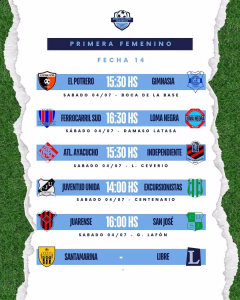 14 ECHA - 1RA FEMENINO - 01-07-2026