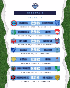 17 FECHA - RESERVA B - 08 JULIO 2026
