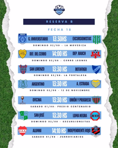 18 FECHA - RESERVA B - 30-7-2026