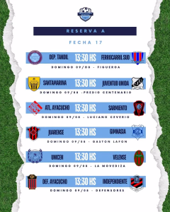 17 FECHA - RESERVA A -6-8-2026