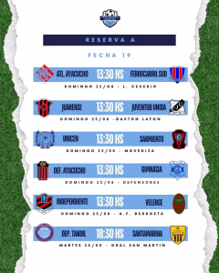 19 FECHA - RESERVA A - 20-08-2026