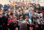 LOMA NEGRA. 1era división, festejando triunfo ante Excursionistas. 09-08-2026.