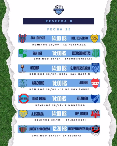 25 FECHA - RESERVA B - 17-9-2026