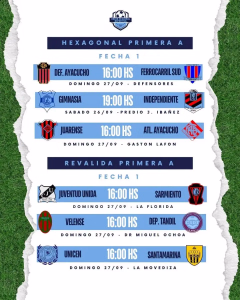 CLAUSURA . FECHA 2. 1era A . 24-09-2026.