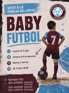DEPORTIVO TANDIL. BABY FÚTBOL .