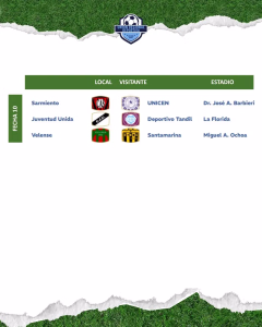 FIXTURE - PRIMERA A - REVÁLIDA - HOJA 4