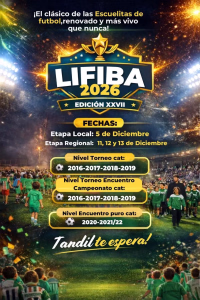 FLYER. LIFIBA 2026. 1. 09-09-2026.