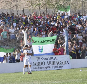 MARONESE. GOL EN LA FINAL Y FESTEJO ...LA HINCHADA DE ATRÁS.....28-09-2018......