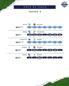 COPA DE PLATA. FECHA 5 . 07-10-2026.