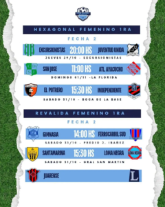 FEMENINO. CLAUSURA. 1era. 29-10-2026.