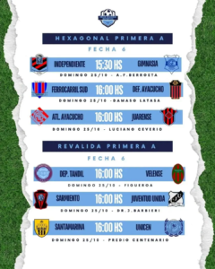 HEXAGONAL PRIMERA A - FECHA 6 ---- 22-10-2026