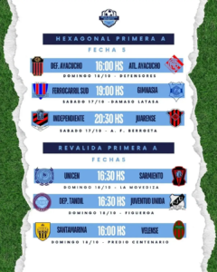 HEXAGONAL Y REVÁLIDA PRIMERA A - FECHA 5 - 15-10-2026