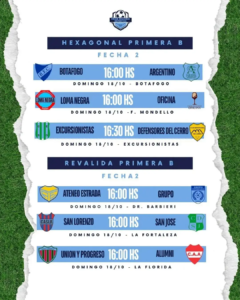 HEXAGONAL Y REVÁLIDA - PRIMERA B - FECHA 2 - 15-10-2026