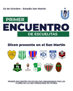 LIGA TANDILENSE. ENCUENTRO DE ESCUELITAS. 19-10-2026.