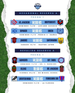 RESERVA. FECHA 1. HEXAGONAL Y REVÁLIDA. 07-10-2026.